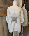 Star Sequin Tee One Size