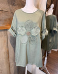 Cotton Floral Front Top