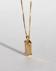 Lang Necklace Rutile Quartz Gold