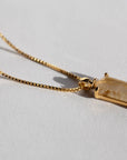Lang Necklace Rutile Quartz Gold