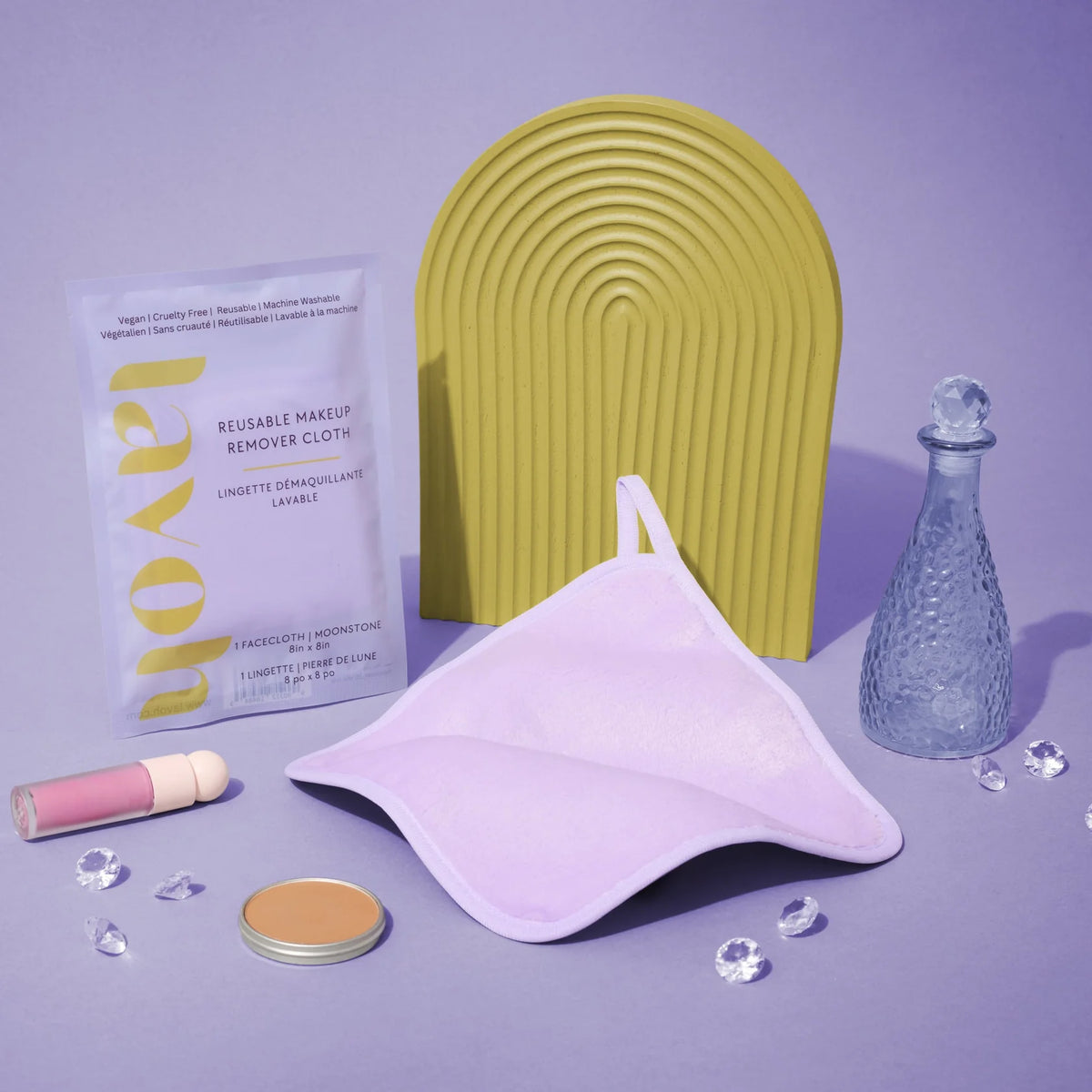 Lavoh Classic Facecloth | Removes All Makeup with Water Moonstone