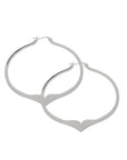 Liv Hoops Large Rhodium
