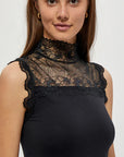 Vanessa High Neck - Black