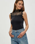 Vanessa High Neck - Black