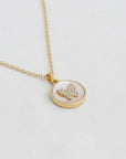 Charming Butterfly Gemstone Necklace