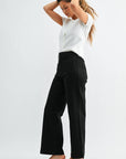 Patch Pocket Wide Leg