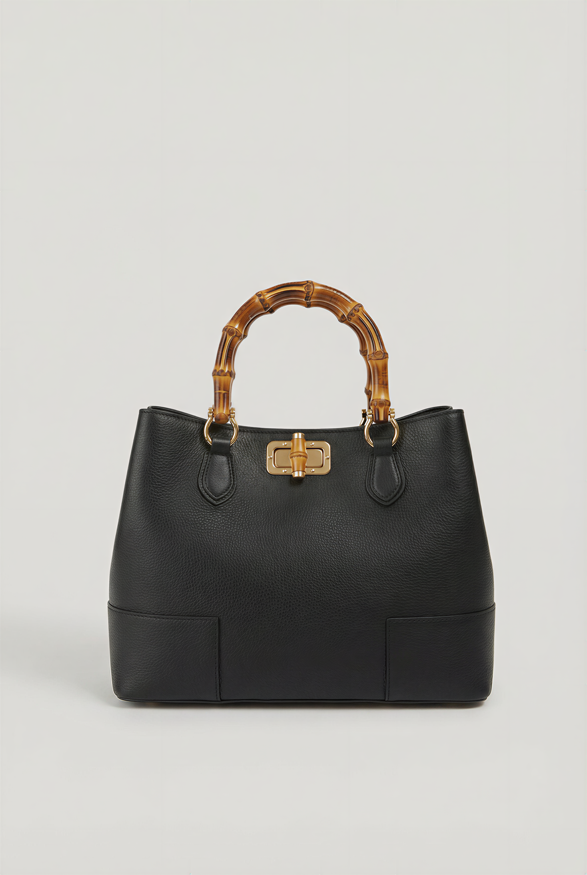 Bamboo Bag in Genuine Dollar Leather – Made in Italy