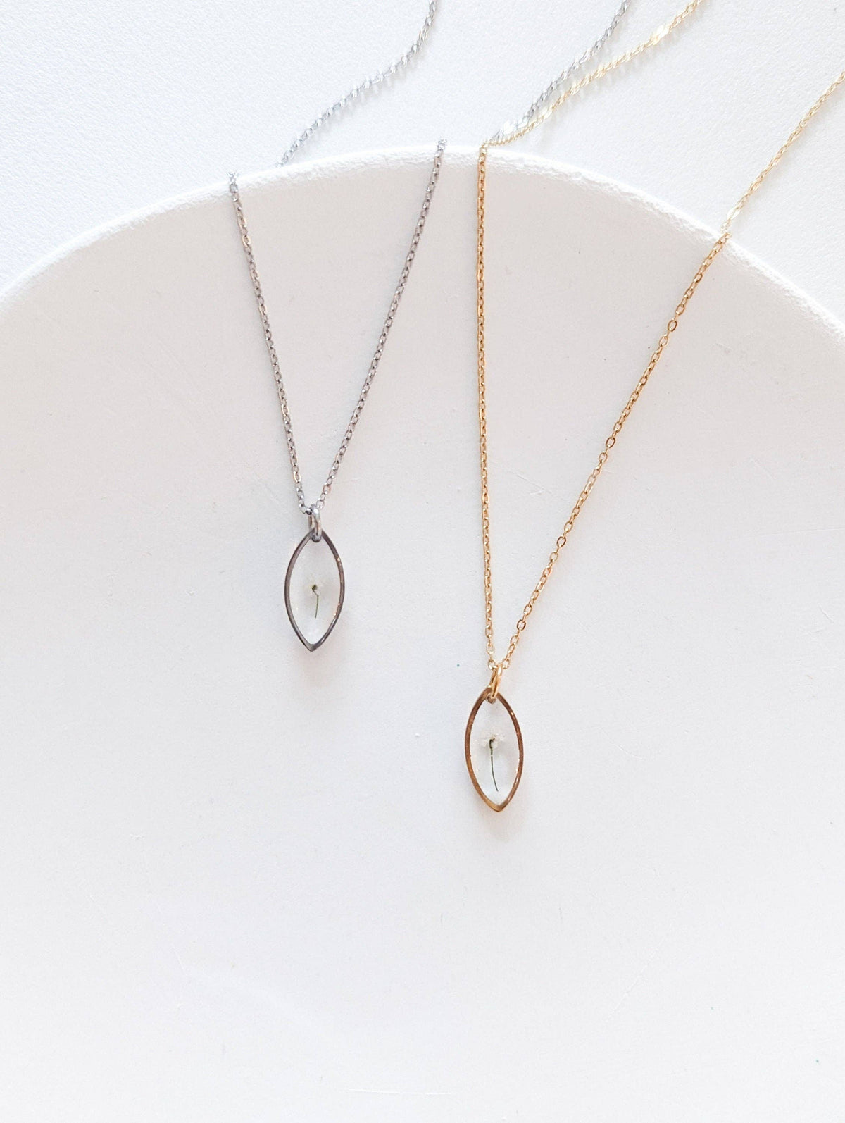 Dainty Marquis Necklace