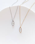 Dainty Marquis Necklace