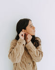 The Goldie Twist Hoops