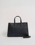 Sveva Bag in Black Togo Leather