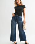 Scissor Cut Wide Leg