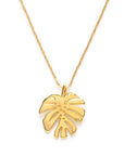 Monstera Leaf Necklace