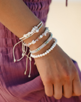 Waveside Braided Pebble Bracelet