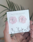 Hydrangea Stud Earrings - mixed color