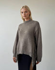 Fringe Side Sweaters One Size