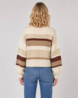 Cropped Striped Pullover