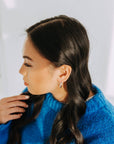 Sterling Silver Flat Hoops 20mm | Everyday Classic