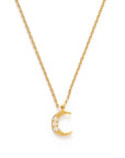 Crescent Moon Charm Necklace