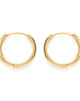 Simple 15mm Huggie Hoop