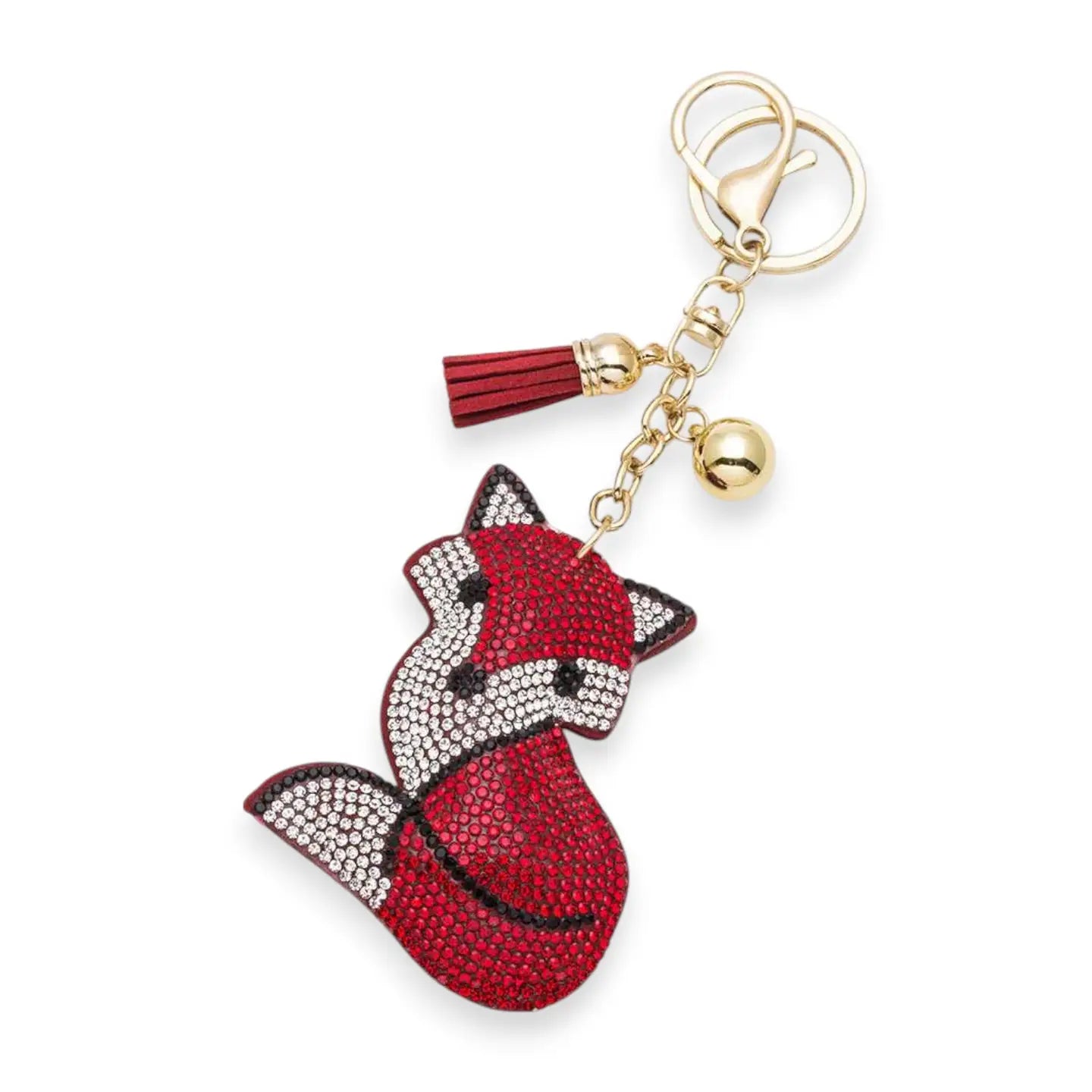 Rhinestone Palm Tree Iconic Key Chain