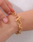 18K Stainless Steel Chain Bracelet