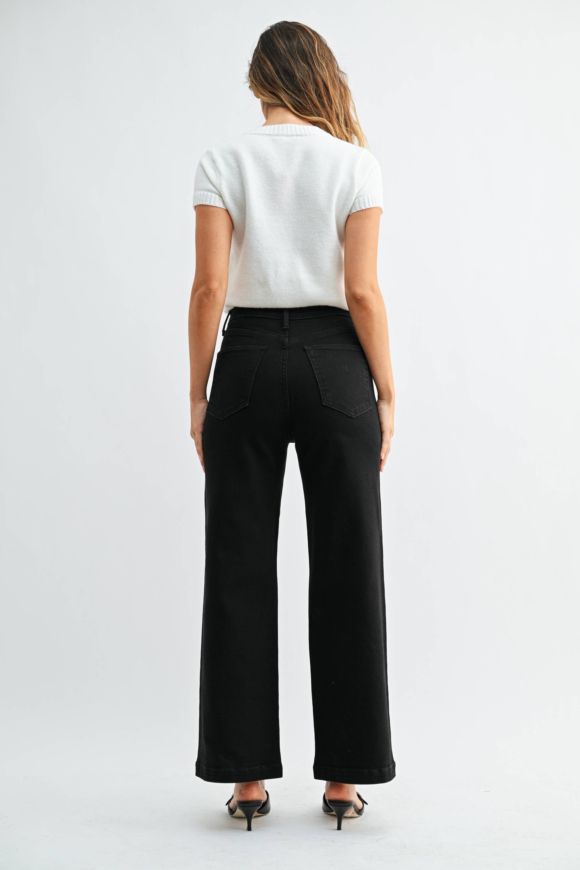 Patch Pocket Wide Leg