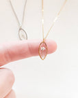 Dainty Marquis Necklace