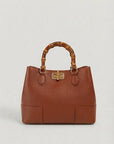 Bamboo Bag in Genuine Dollar Leather – Made in Italy