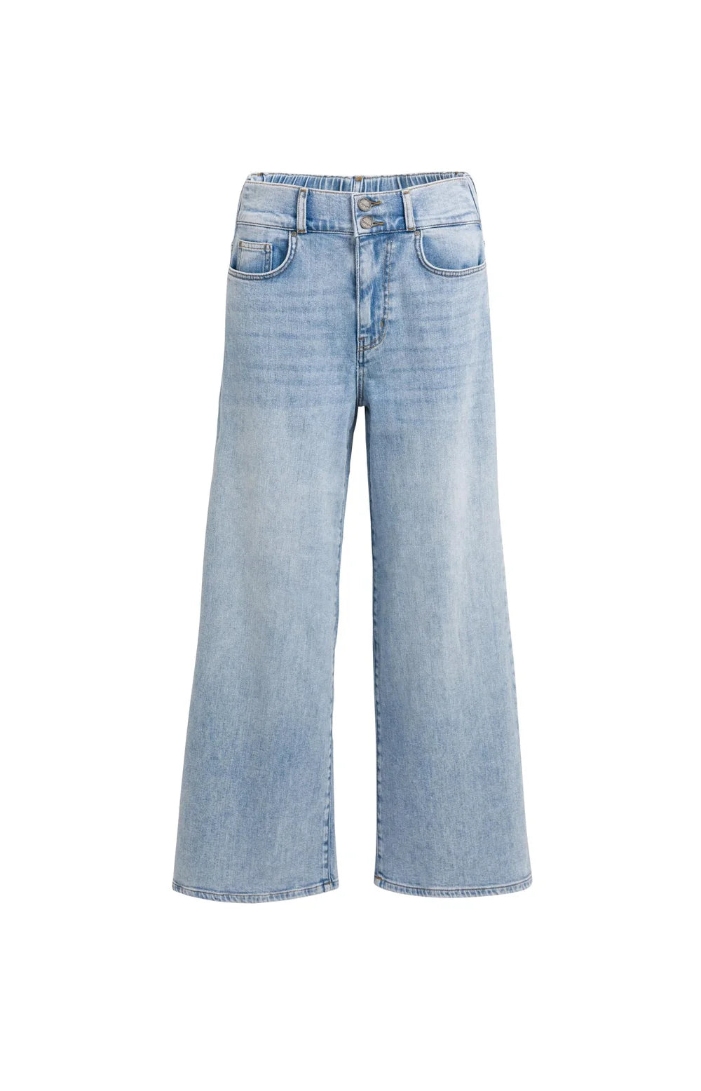 Yaya Denim jeans with wide legs and distinctive waistband (L32)
