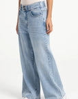 Yaya Denim jeans with wide legs and distinctive waistband (L32)