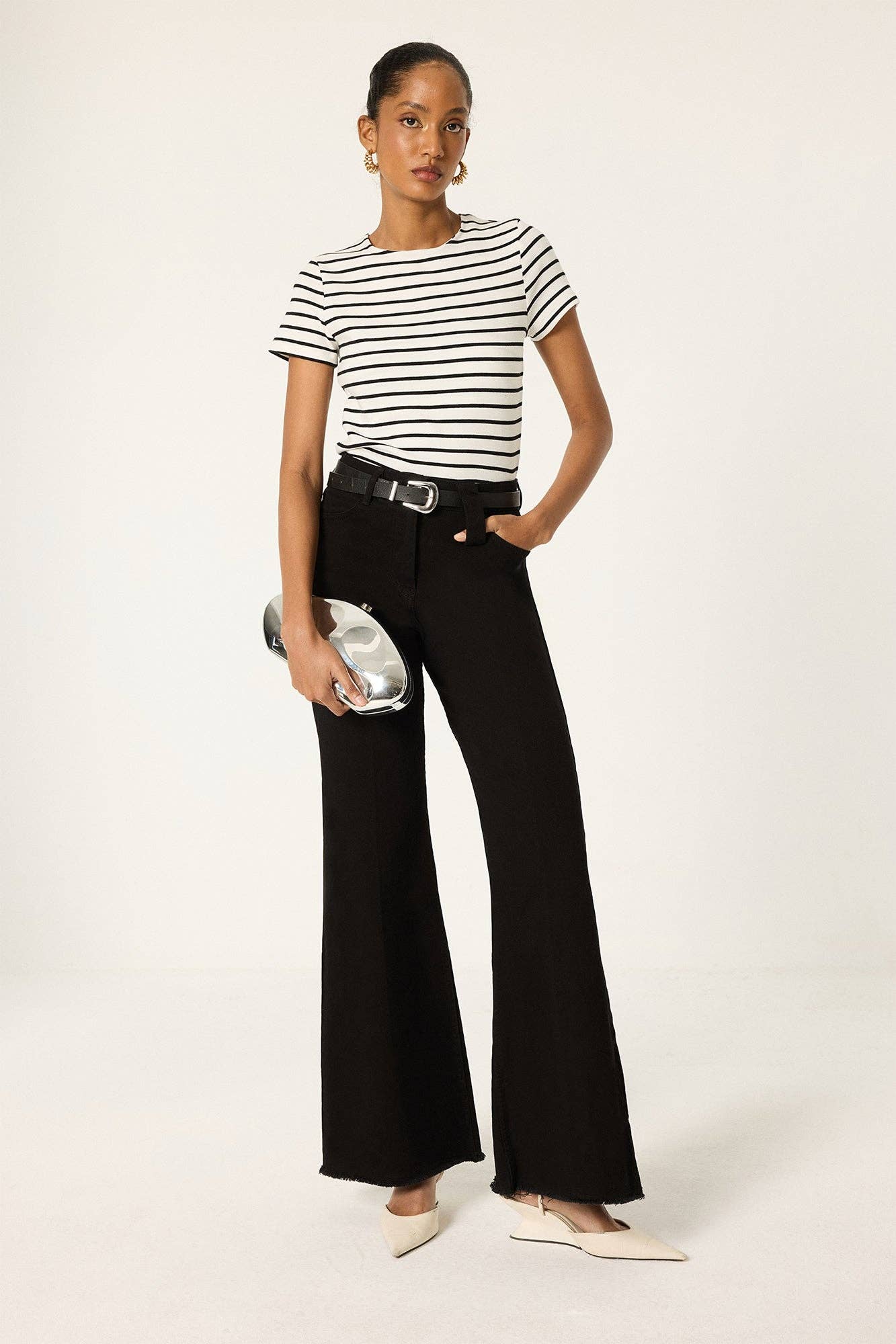 Classic Striped Cotton T-Shirt