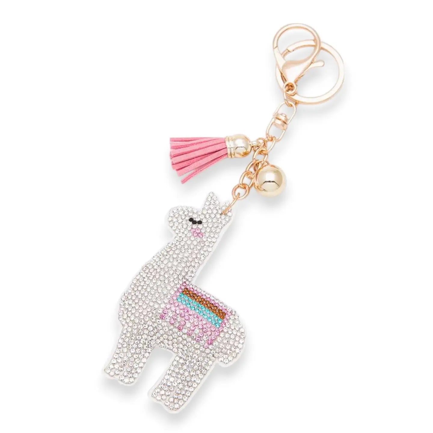 Rhinestone Palm Tree Iconic Key Chain