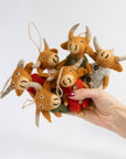 Ornament - Highland Cow in Knit Sweater