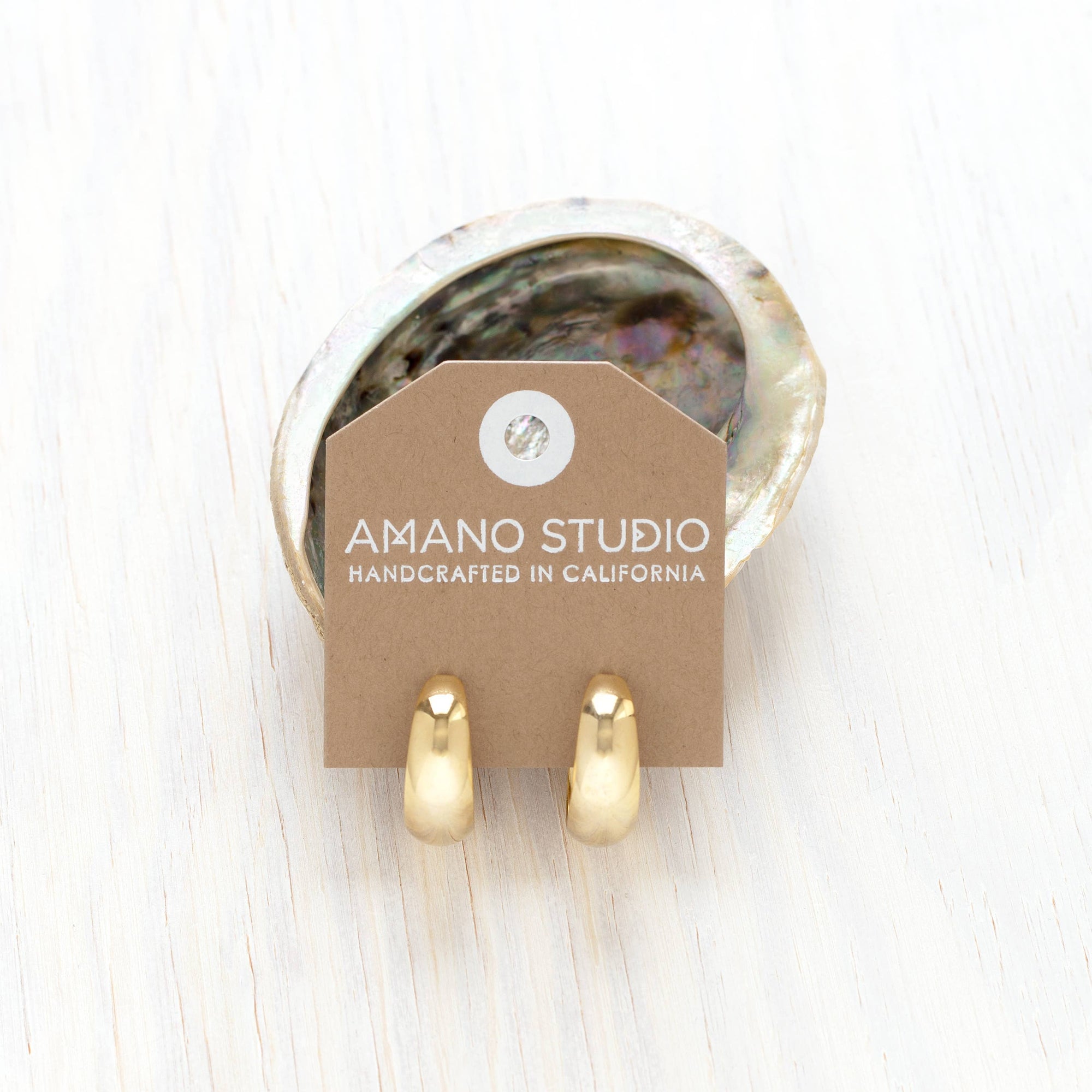 Angie Vintage Hoop Earrings