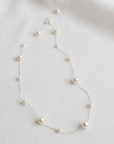 Vintage Inspired Glass Pearl Pendant Necklace