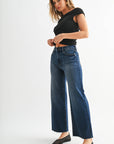 Scissor Cut Wide Leg