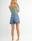 Mid Rise Lightweight Short