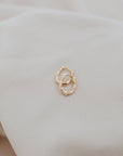Ember Twisted Huggie Hoops Gold Filled