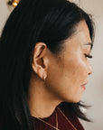 Ember Twisted Huggie Hoops Gold Filled