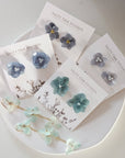 Hydrangea Stud Earrings - mixed color