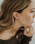 Ember Twisted Huggie Hoops Gold Filled