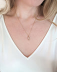 Dainty Marquis Necklace