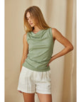 Clem Shirred Knit Top
