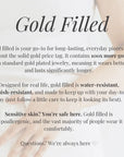 Studio Bold Teardrop Gold Hoop Earrings