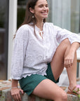 Lacey Tie Blouse