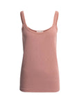 Ribbed singlet with mesh detail