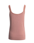 Ribbed singlet with mesh detail