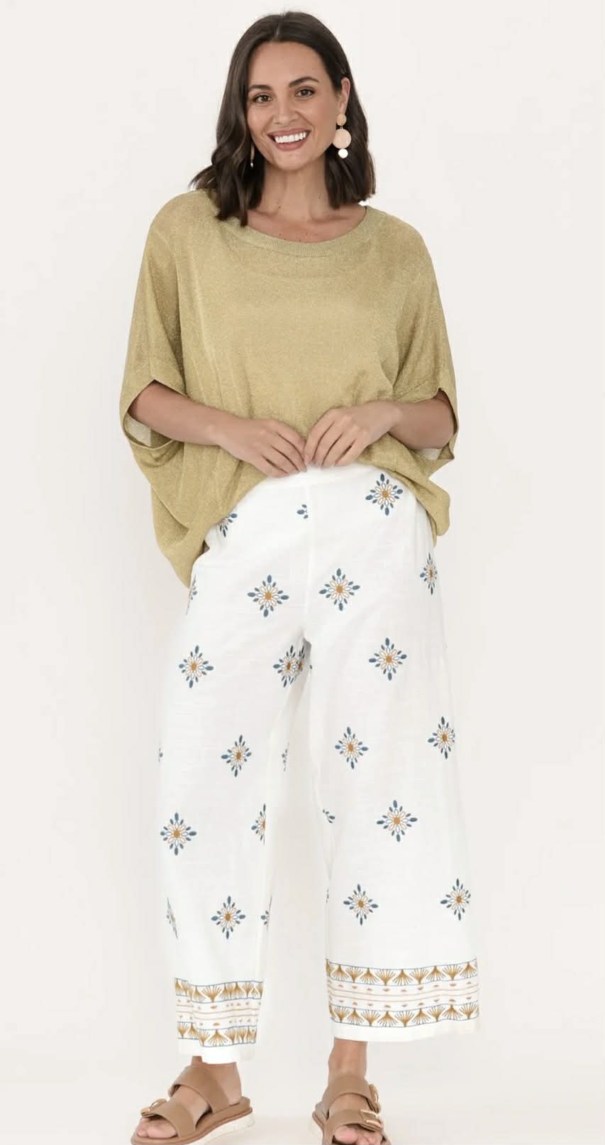 Pink Tile Pant