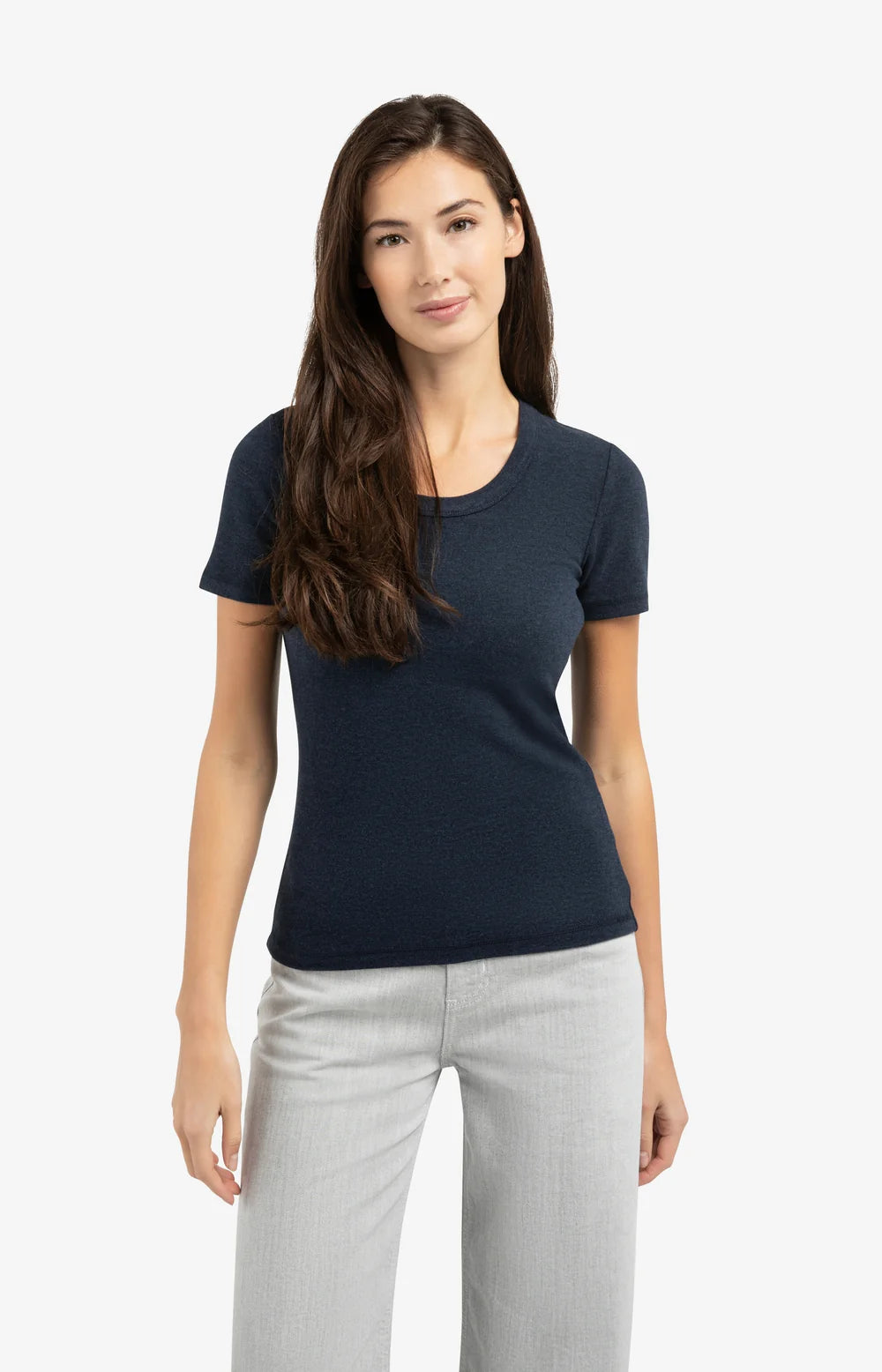Yaya Short sleeve T-shirt with round neck